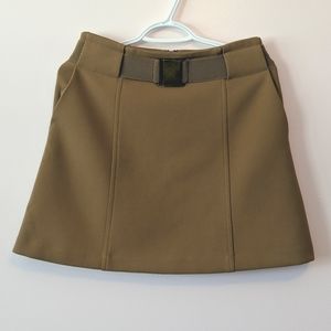 3/25$ H&M Belted Khaki Skirt 8